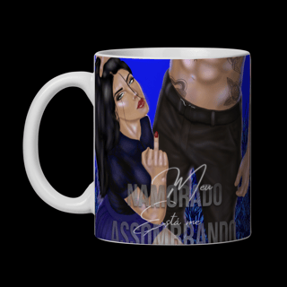Nome do produto CANECA ILUSTRADA - ARABELLA E KALAN