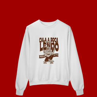 Nome do produto MOLETOM - CALA A BOCA QUE EU ESTOU LENDO