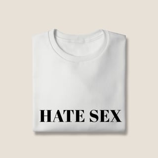 Nome do produto MOLETOM FECHADO - HATE SEX 