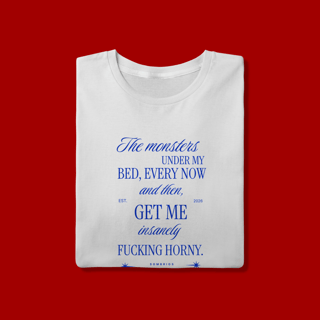 Nome do produto T - SHIRT THE MONSTERS UNDER MY BAD