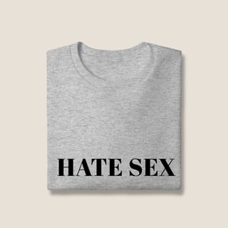 Nome do produto MOLETOM FECHADO - HATE SEX 
