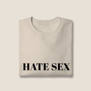 Nome do produto MOLETOM FECHADO - HATE SEX 