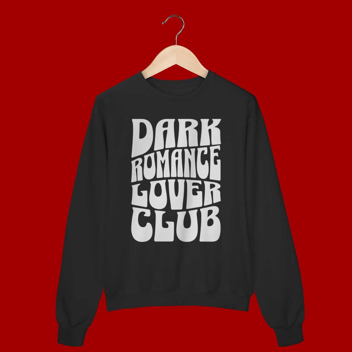 Nome do produto: Moletom  “Dark Romance Lover Club”