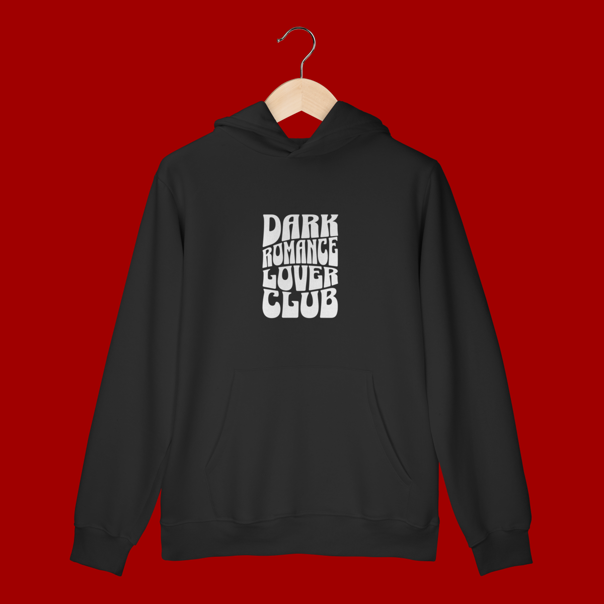 Nome do produto: Moletom Canguru “Dark Romance LoverClub”( Frente e Costas)