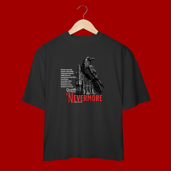 CAMISETA OVERSIZED - NEVERMORE