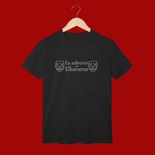Nome do produto T - SHIRT CLASSIC EU SOBREVIVI AO ELLISEVERSO