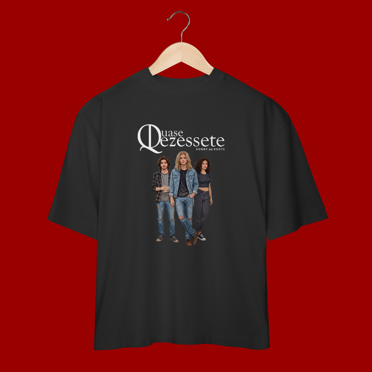 Camiseta Oversized Quase Dezessete