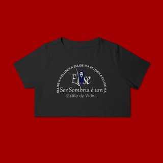 Nome do produto CROPPED - SER SOMBRIA É UM ESTILO DE VIDA
