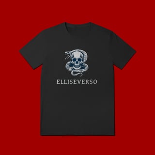 Nome do produto T- SHIRT QUALITY ELLISEVERSO -  COBRA CAVEIRA