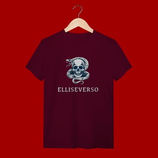 Nome do produto T- SHIRT QUALITY ELLISEVERSO -  COBRA CAVEIRA