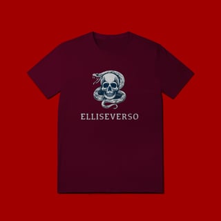 Nome do produto T- SHIRT QUALITY ELLISEVERSO -  COBRA CAVEIRA