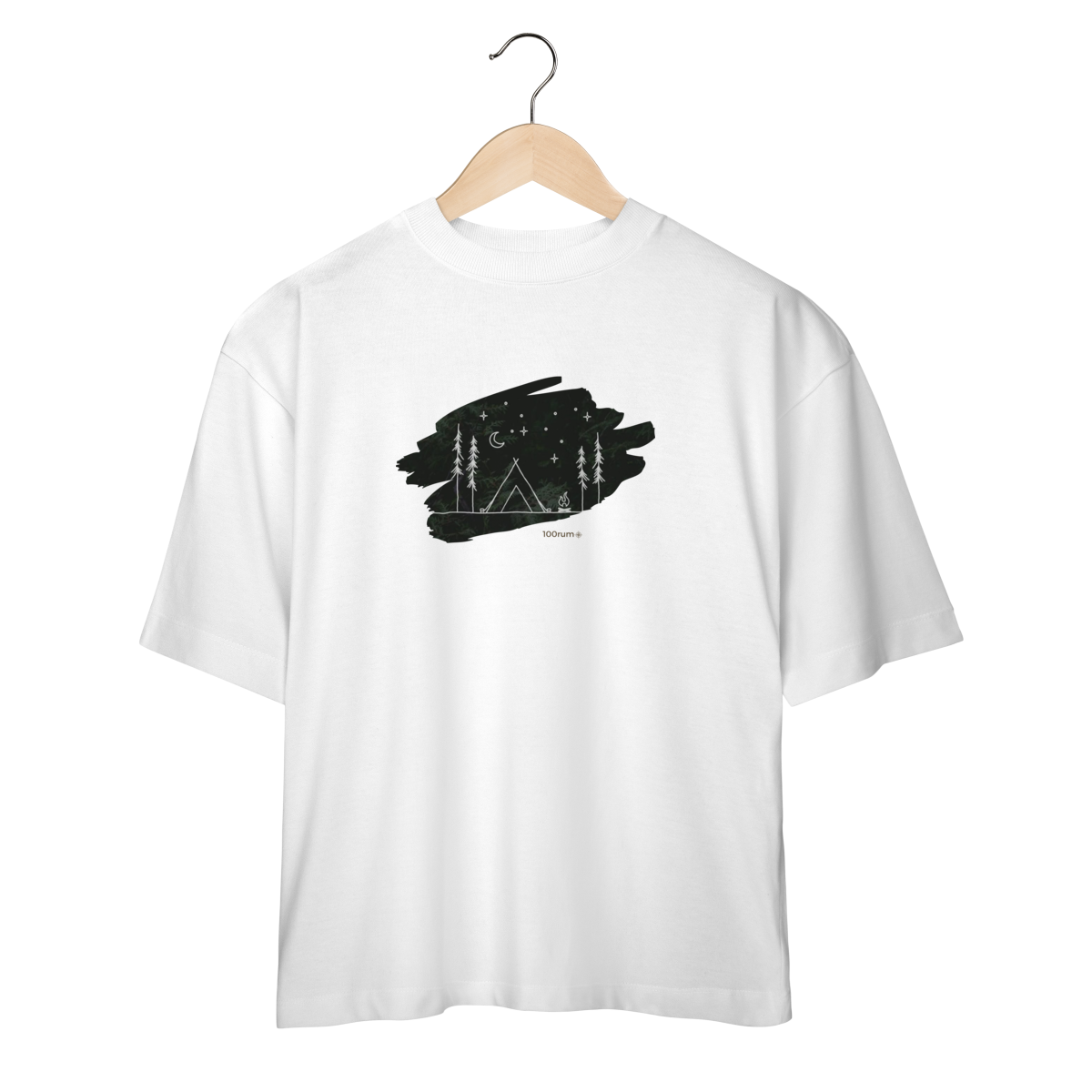 Nome do produto: Camiseta Oversized -Camping Noturno