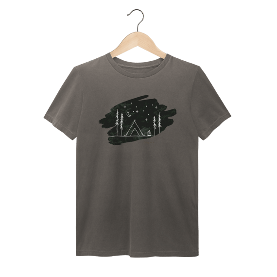Camiseta Estonada -Camping Noturno
