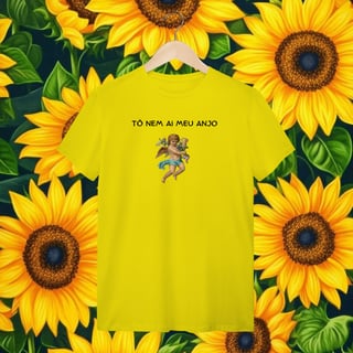 Nome do produto T-Shirt Tô nem aí, meu anjo.