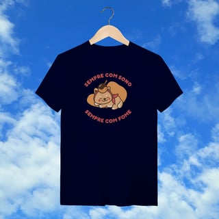 Nome do produto T-Shirt Sempre com sono, sempre com fome.