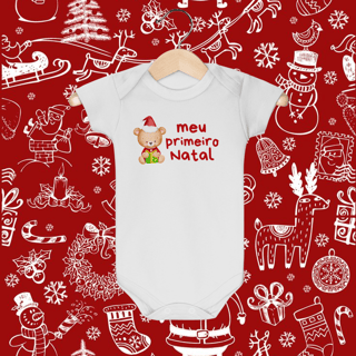 Body Infantil “Meu Primeiro Natal”