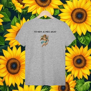 Nome do produto T-Shirt Tô nem aí, meu anjo.