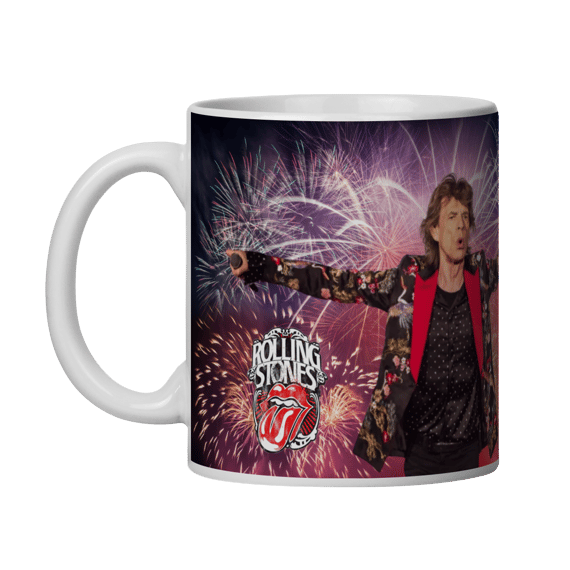 Caneca Mick Jagger Fireworks