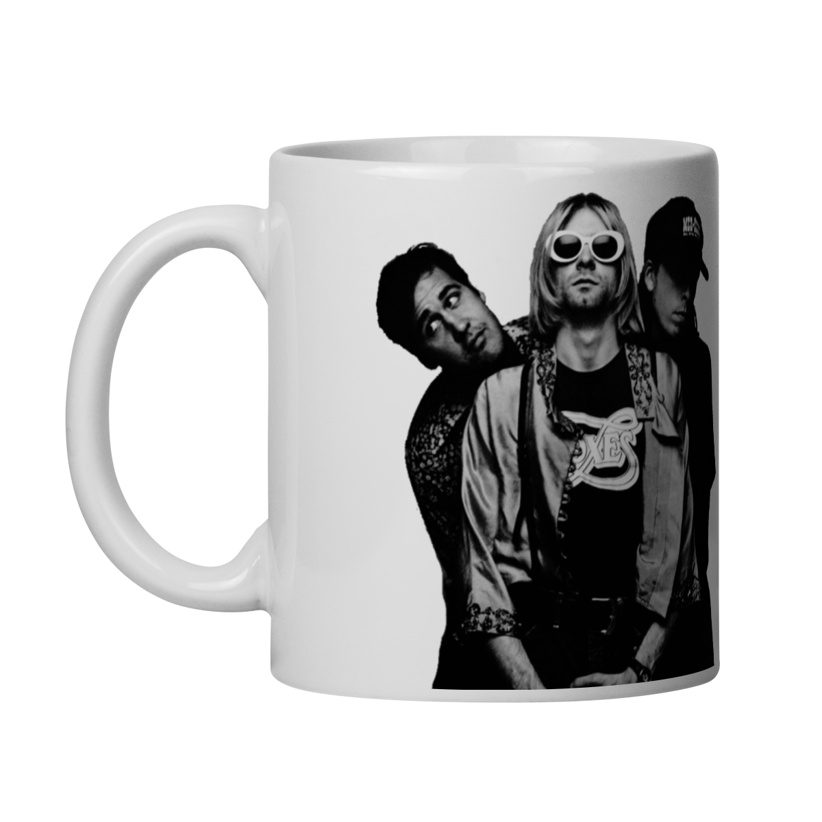 Caneca Nirvana Preto e Branco