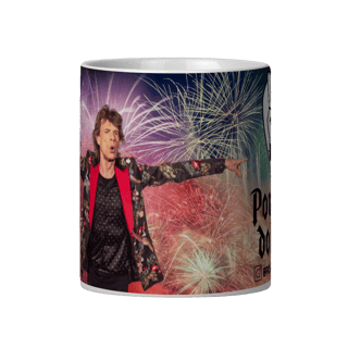 Nome do produto Caneca Mick Jagger Fireworks
