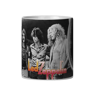 Nome do produto Caneca Led Zeppelin avião