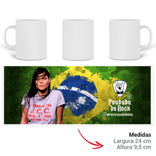 Nome do produto Caneca Cassia Eller Brasil