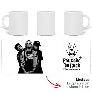 Nome do produto Caneca Nirvana Preto e Branco