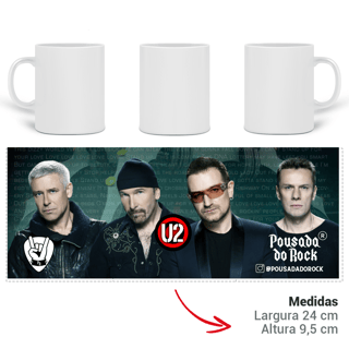 Nome do produto Caneca U2 colorida