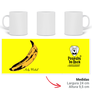 Nome do produto Caneca Banana Warhol amarela