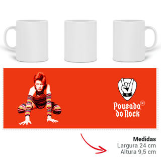 Nome do produto Caneca Bowie Orange
