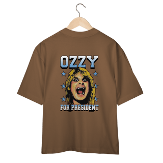 Nome do produto Ozzy for President - Oversised