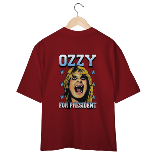 Nome do produto Ozzy for President - Oversised