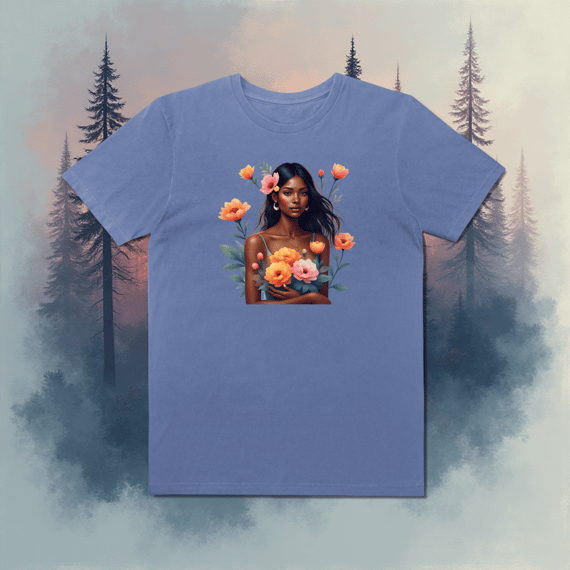 Camiseta Estonada - Flores Encantadas