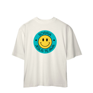 Nome do produto Sorriso de Fé — Oversized Street