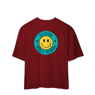 Nome do produto Sorriso de Fé — Oversized Street