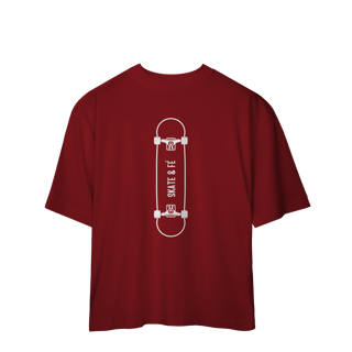 Nome do produto Skate & Fé — Oversized Skate