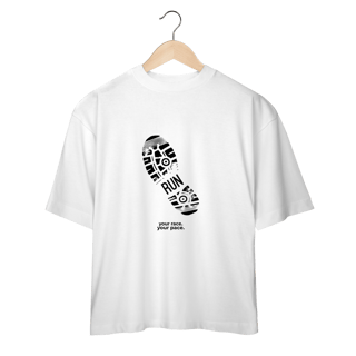 Nome do produto Camiseta Oversized AUGE – RUN PRINT