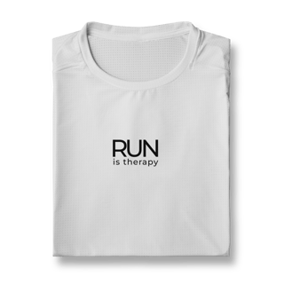 Nome do produto Camiseta Sport Dry UV AUGE – RUN IS THERAPY