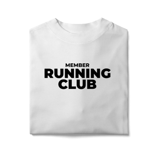 Nome do produto Camiseta Oversized AUGE – Member Running Club