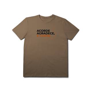 Nome do produto T-Shirt Prime AUGE - ACORDE, AGRADECE E CORRE
