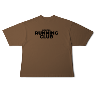 Nome do produto Camiseta Oversized AUGE – Member Running Club