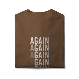 Nome do produto Camiseta Oversized AUGE - AGAIN, GAIN