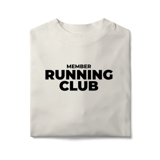 Nome do produto Camiseta Oversized AUGE – Member Running Club