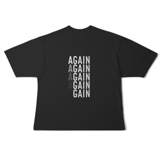 Nome do produto Camiseta Oversized AUGE - AGAIN, GAIN