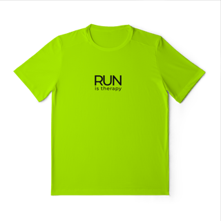 Nome do produto Camiseta Sport Dry UV AUGE – RUN IS THERAPY