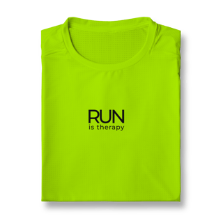 Nome do produto Camiseta Sport Dry UV AUGE – RUN IS THERAPY