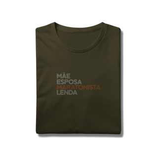Nome do produto T-Shirt Prime AUGE - MÃE, ESPOSA, MARATONISTA