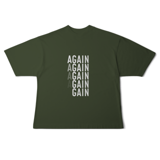 Nome do produto Camiseta Oversized AUGE - AGAIN, GAIN