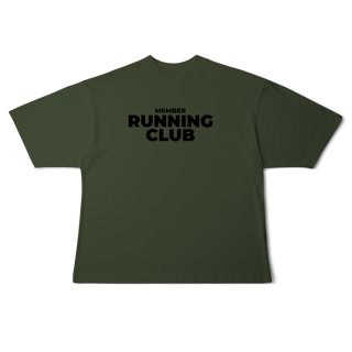 Nome do produto Camiseta Oversized AUGE – Member Running Club