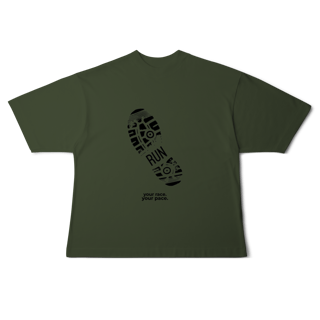 Nome do produto Camiseta Oversized AUGE – RUN PRINT